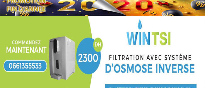 Fontaine de filtration XC08-07 PROMOTION 2020
